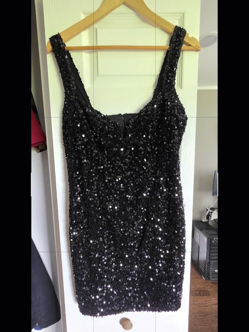 Forever 21 Black Sequin Mini Dress